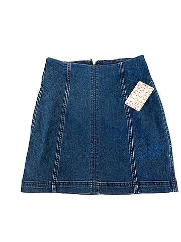 Free People Denim Skirt (view 1)