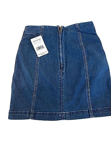 Free People Denim Skirt (view 2)