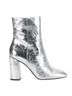 Vince Camuto 100% Leather Solid Silver Ankle Boots Size 9 - photo 4