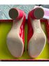 Tory Burch 100% Leather Red Heels Size 7 - photo 8