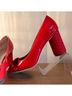 Tory Burch 100% Leather Red Heels Size 7 - photo 15