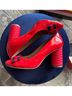 Tory Burch 100% Leather Red Heels Size 7 - photo 13