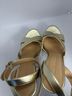 Veronica Beard 100% Leather Solid Gold Tan Sandals Size 9 1/2 - photo 8