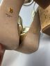Veronica Beard 100% Leather Solid Gold Tan Sandals Size 9 1/2 - photo 3