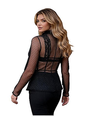 Kardashian Kollection Long Sleeve Blouse (view 2)