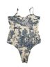 Cider Floral White Blue Tank Top Size L - photo 1