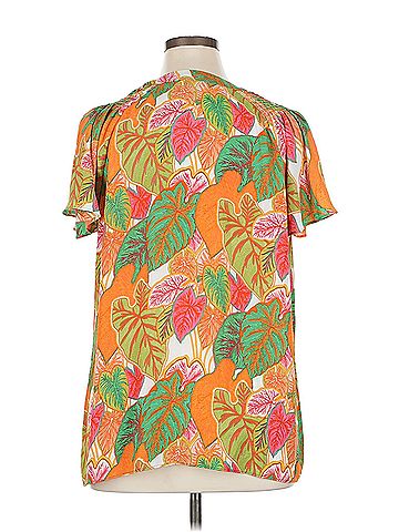 Rose + Olive Short Sleeve Blouse (view 2)