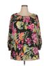 Premise Studio 100% Polyester Floral Multi Color Blouse Size 1X - photo 1