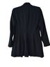 Zara Basic 100% Acetate Black Coat Size S - photo 2