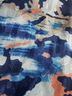 Hutch 100% Polyester Graphic Blue Pink Cocktail Dress Size M (petite) - photo 10