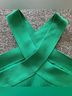 Sincerely Jules Solid Green Cocktail Dress Size M - photo 11
