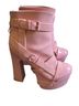 YRU Shoes Pink Heels Size 10 - photo 1