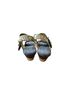 Spring Step 100% Leather Purple Ivory Heels Size 6 1/2 - photo 3