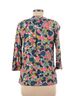 Boden 100% Viscose Floral Multi Color 3/4 Sleeve Blouse Size 6 - photo 2