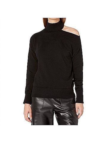 Elliott Lauren Magic Cold Shoulder Sweater in Black (view 2)