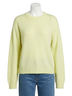 Chaser Solid Yellow Frankie Pullover Sweater in Limelight Size S - photo 1