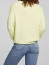 Chaser Solid Yellow Frankie Pullover Sweater in Limelight Size S - photo 3