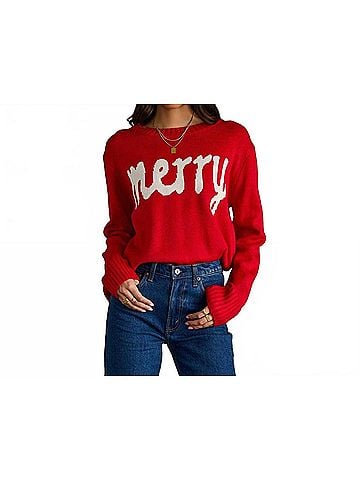 Panache Merry Sweater in Red (view 2)