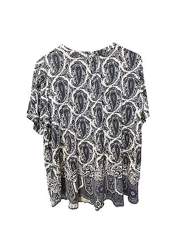 Rose + Olive Short Sleeve Blouse (view 2)