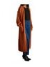 Panache Solid Orange Duster Cardigan in Rust Size L - photo 3