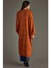 Panache Solid Orange Duster Cardigan in Rust Size L - photo 5