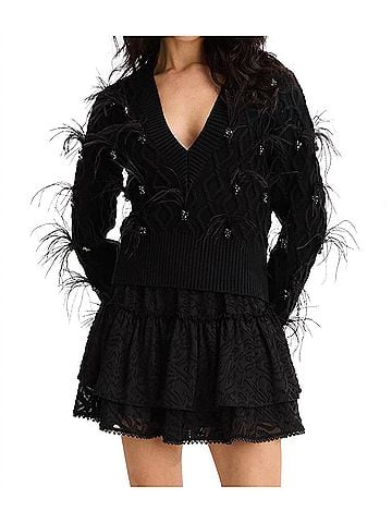 Allison Briar Sweater in Black (view 2)