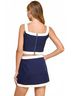 TCEC Solid Blue Natalia Two Piece Set in Blue Size L - photo 5