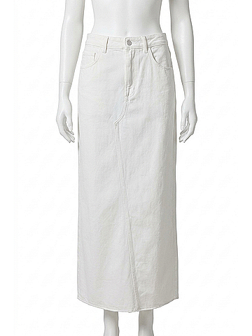 Citizens of Humanity Circolo Reworked Maxi Skirt in Cannoli (view 1)