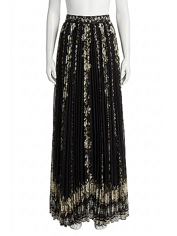 Alice + Olivia Katz Maxi Skirt in Black (view 1)