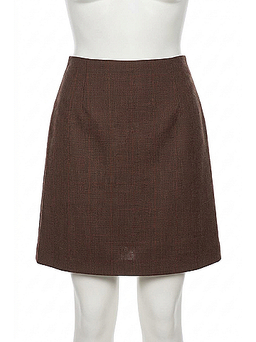 Ralph Lauren Mini Skirt in Brown (view 1)