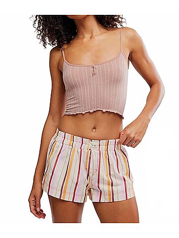 Free People Day To Day Boxer in Ivory Combo (view 2)