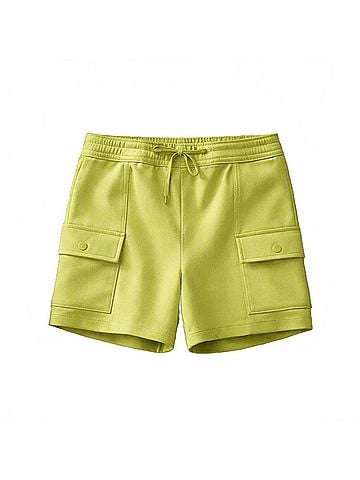 Tribal Pull On Cargo Shorts in Apple (view 1)