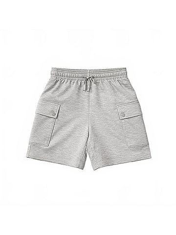 Tribal Pull On Cargo Shorts in Grey (view 1)
