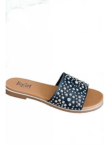Corkys Women's Bail Money Sandal in Black (view 1)
