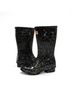 Hunter Black Boys Giant Glitter Rain Boots in Black Size 3 (baby) - photo 5