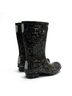 Hunter Black Boys Giant Glitter Rain Boots in Black Size 1 (baby) - photo 3