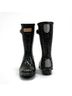 Hunter Black Boys Giant Glitter Rain Boots in Black Size 2 (baby) - photo 4