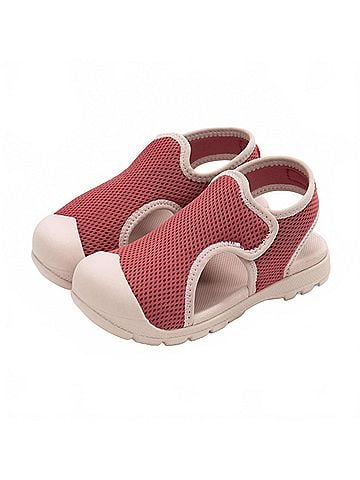 Hunter Girls Mesh Outdoor Walking Sandals in Rowan Pink (view 2)