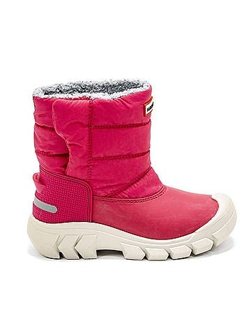 Hunter Girls Snow Boots in Bright Pink (view 1)