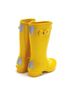 Hunter Yellow Girls Gloss Rain Boot in Yellow Size 3 (baby) - photo 3