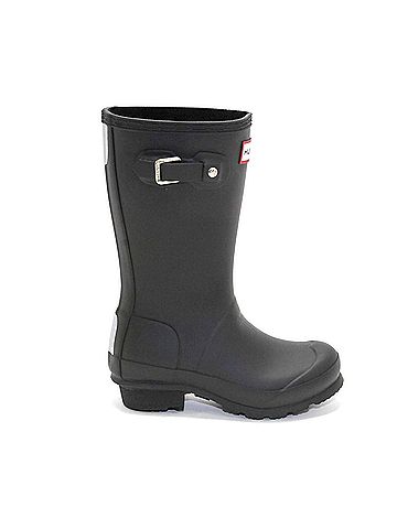 Hunter Girls Original Rain Boots in Black (view 1)