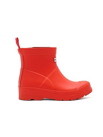 Hunter Girls Play Rain Boots in Logo Red (view 1)