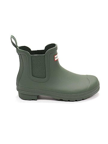 Hunter Women's Original Chelsea Boots in Hunter Green (view 1)