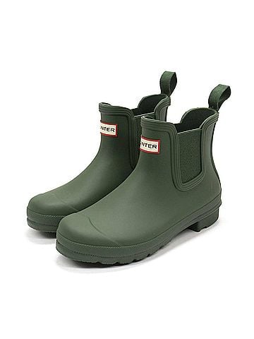 Hunter Women's Original Chelsea Boots in Hunter Green (view 2)