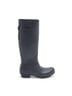 Hunter Solid Blue Women's Original Tall Back Adjustable Rain Boots in Navy Size 6 (wide) - photo 1