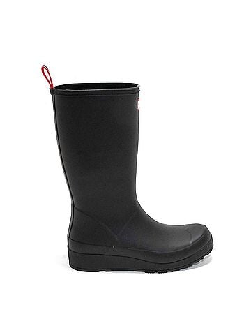 Hunter Women's Original Tall Play Boots in Black (view 1)