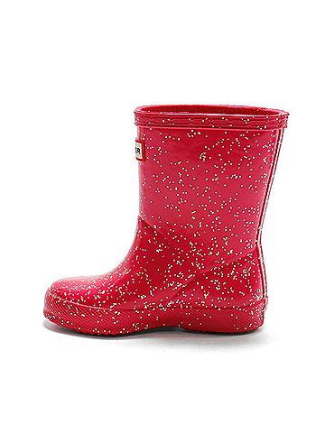 Hunter Kids First Giant Glitter Rain Boots in Thrift (view 2)