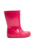 Hunter Pink Kids First Gloss Rain Boots in Bright Pink Size 11 (kids, wide) - photo 1
