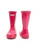 Hunter Pink Kids First Gloss Rain Boots in Bright Pink Size 12 (kids, wide) - photo 5
