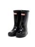 Hunter Black Kids First Gloss Rain Boots in Black Size 8 (kids, wide) - photo 3